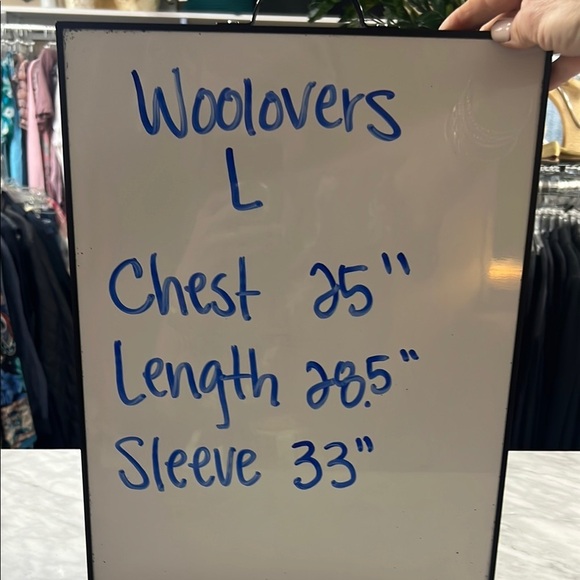 Woolovers Men's 100% New Wool Button Front Cardigan Size Large - Picture 8 of 11